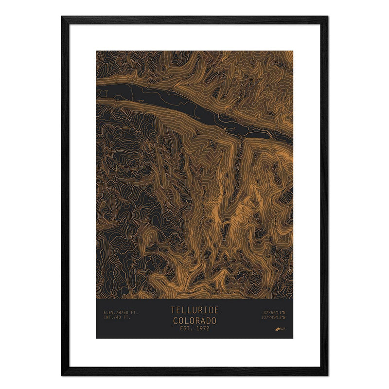 Telluride, Colorado - Muir Way - TOPO Series