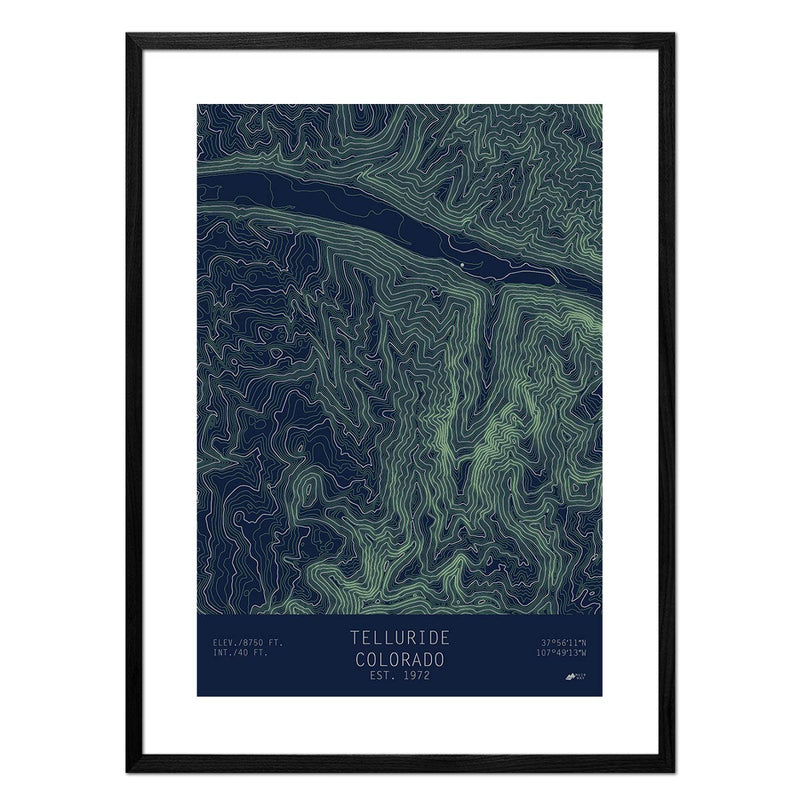 Telluride, Colorado - Muir Way - TOPO Series