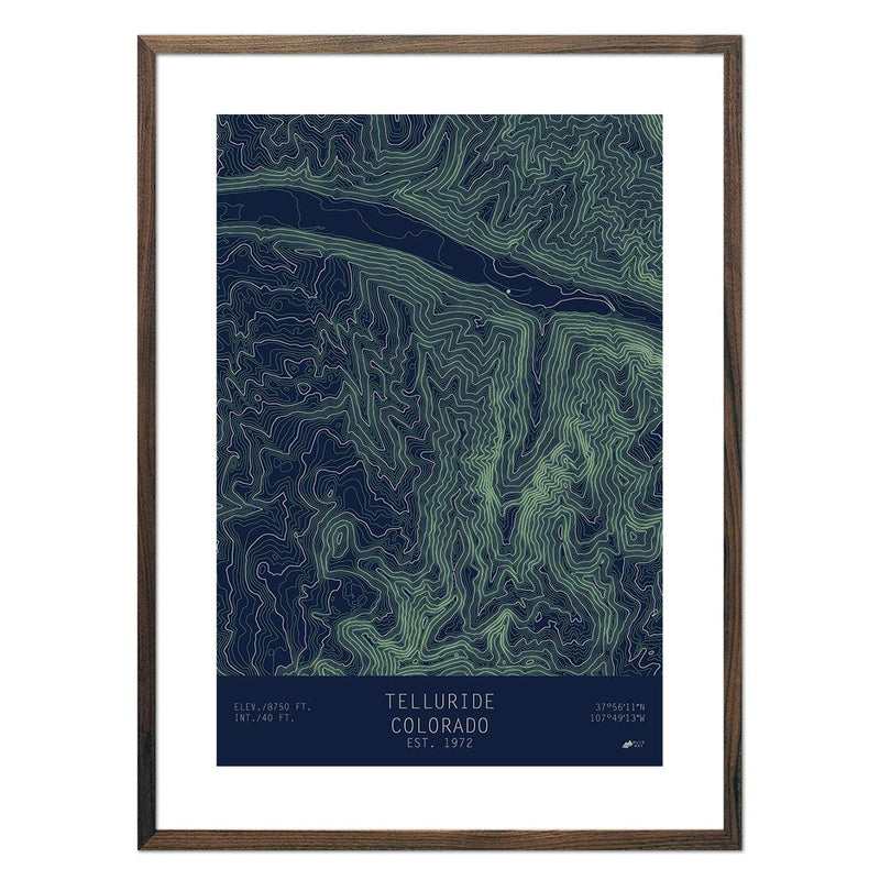Telluride, Colorado - Muir Way - TOPO Series