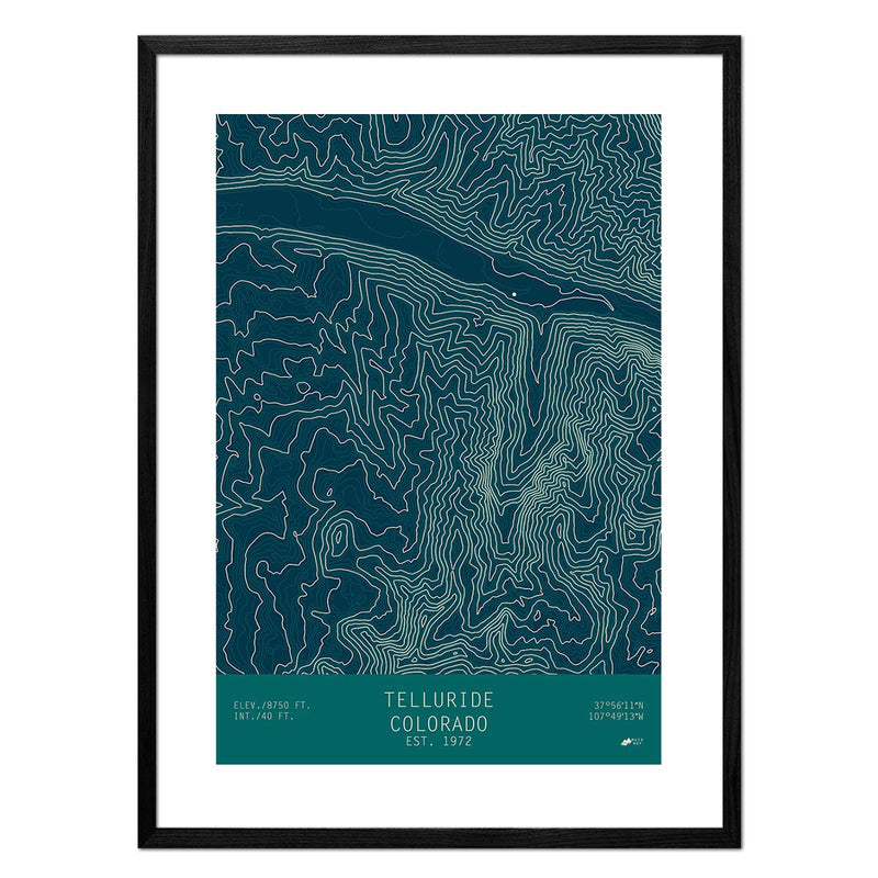 Telluride, Colorado - Muir Way - TOPO Series