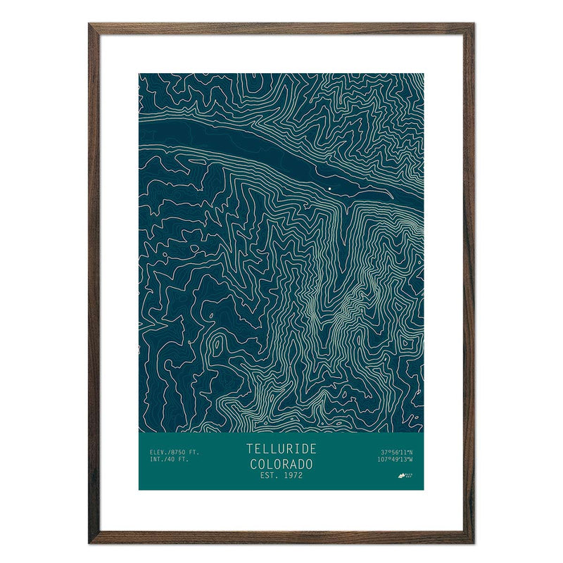 Telluride, Colorado - Muir Way - TOPO Series