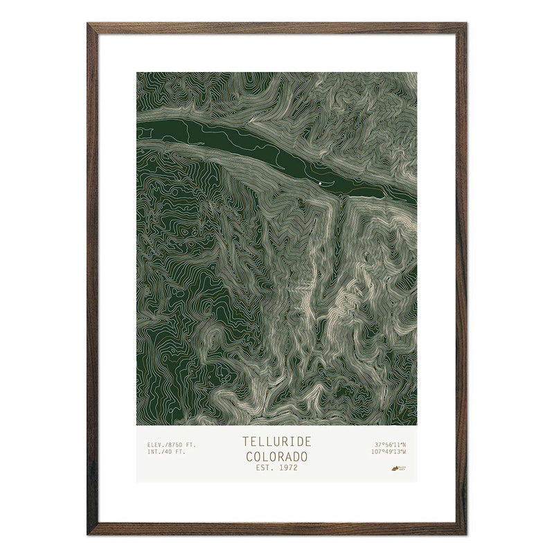 Telluride, Colorado - Muir Way - TOPO Series