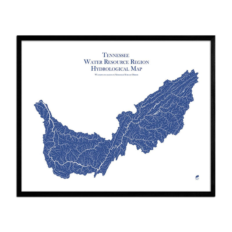 Tennessee Regional Hydrological Map - Muir Way - Hydrology