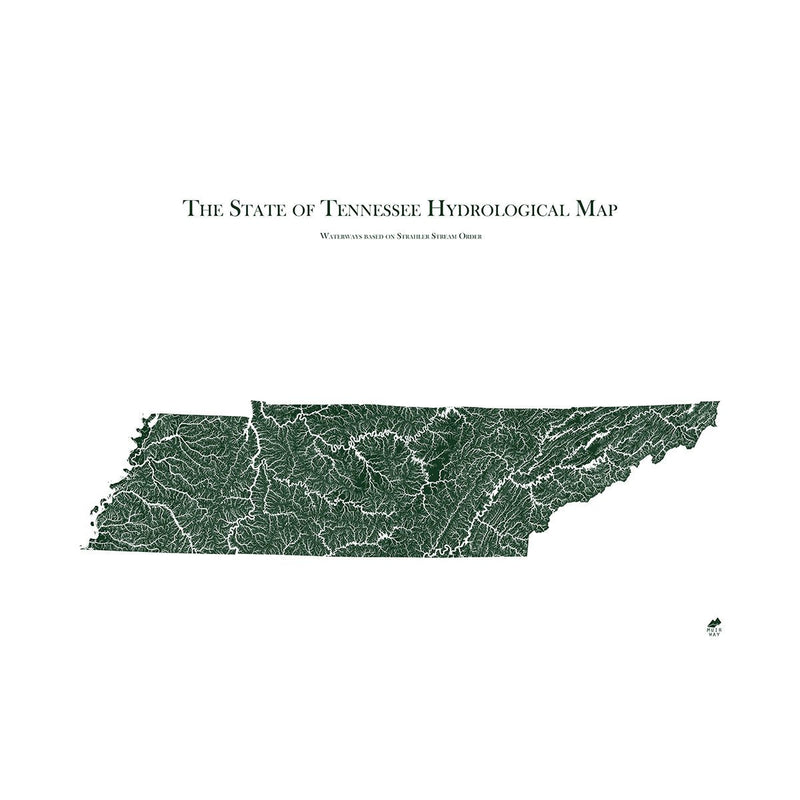 Tennessee Hydrological Map - Muir Way - Hydrology