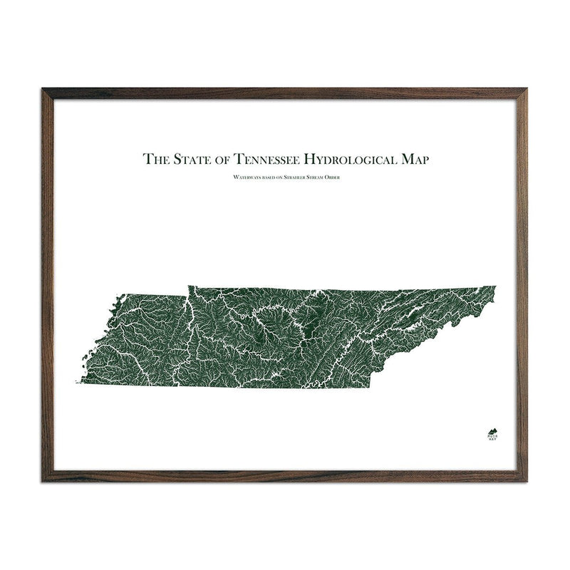 Tennessee Hydrological Map - Muir Way - Hydrology