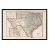 Texas 1883 Map