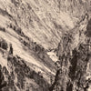 The Grand Canyon, One Mile Below the Falls, Yellowstone 1873