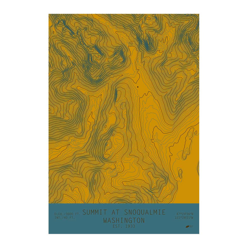 The Summit, Washington - Muir Way - TOPO Series