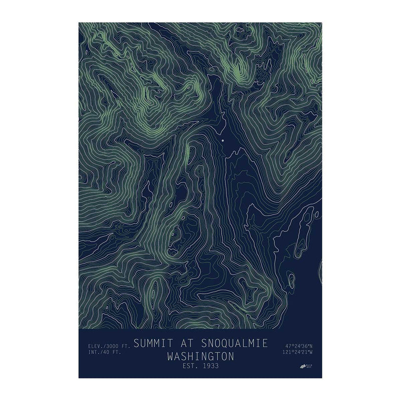 The Summit, Washington - Muir Way - TOPO Series