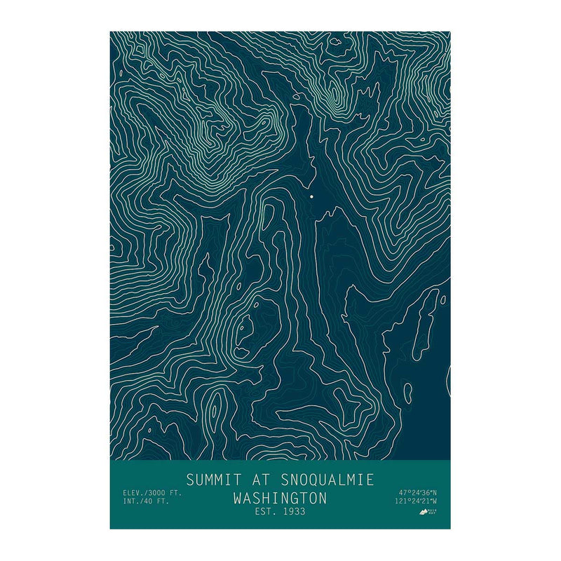 The Summit, Washington - Muir Way - TOPO Series