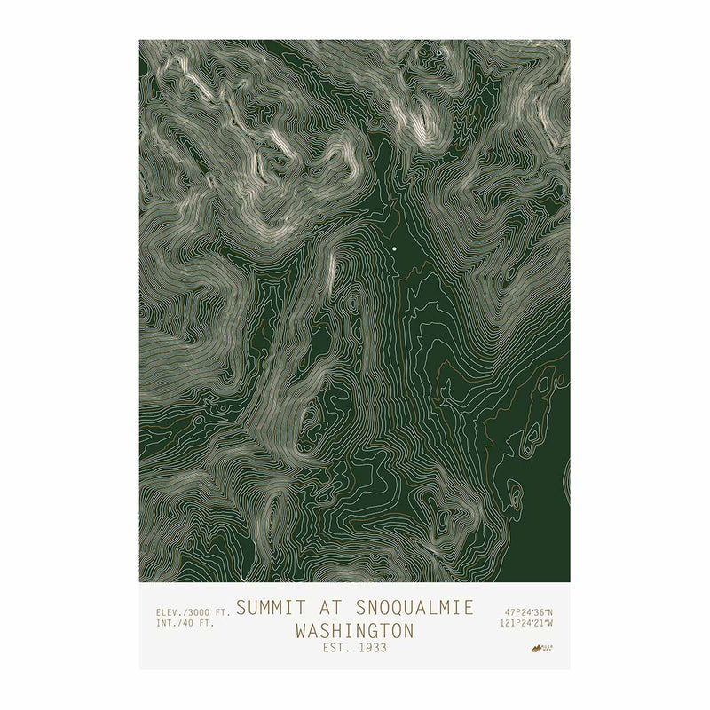The Summit, Washington - Muir Way - TOPO Series