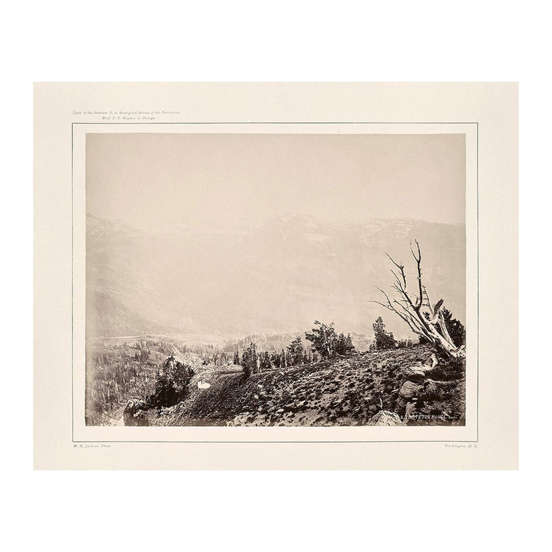 The Teton Range, South, Yellowstone 1873 - Muir Way - Photograph