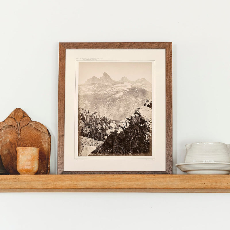 The Three Tetons, Mt. Hayden, Yellowstone 1873 - Muir Way - Photograph