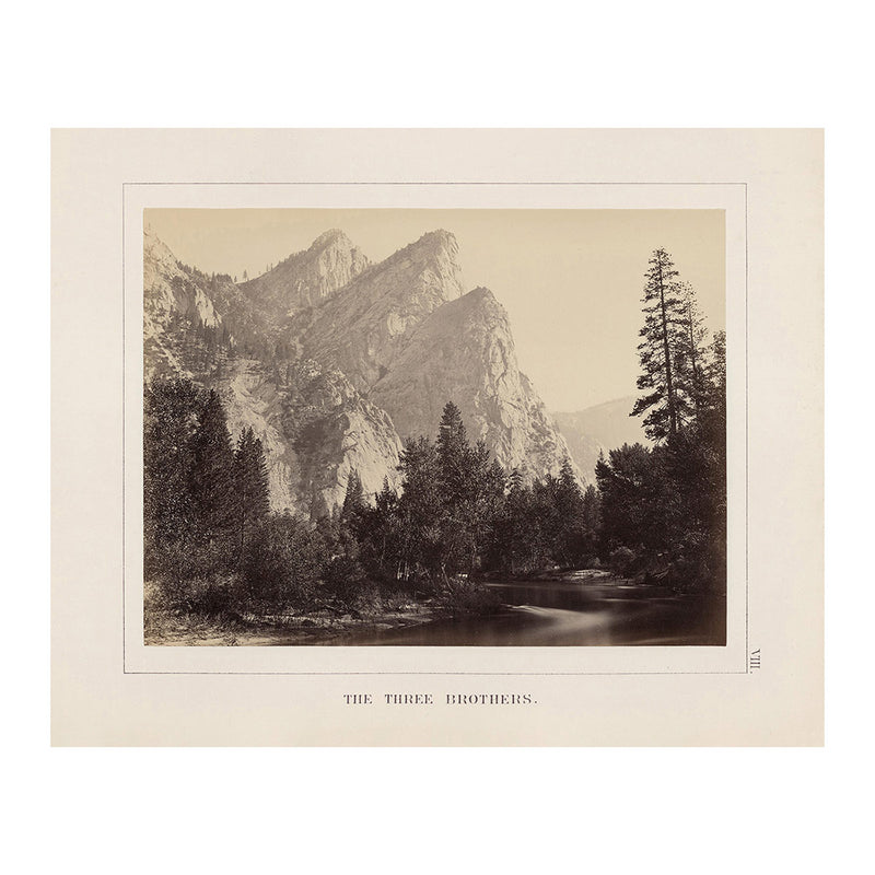 Three Brothers, Yosemite 1868 - Muir Way - Photograph