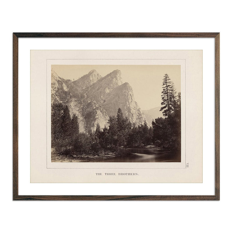 Three Brothers, Yosemite 1868 - Muir Way - Photograph