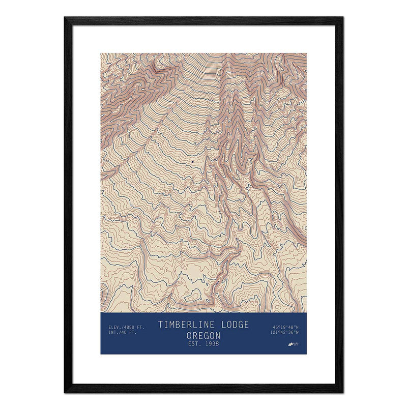 Timberline Lodge, Oregon - Muir Way - TOPO Series