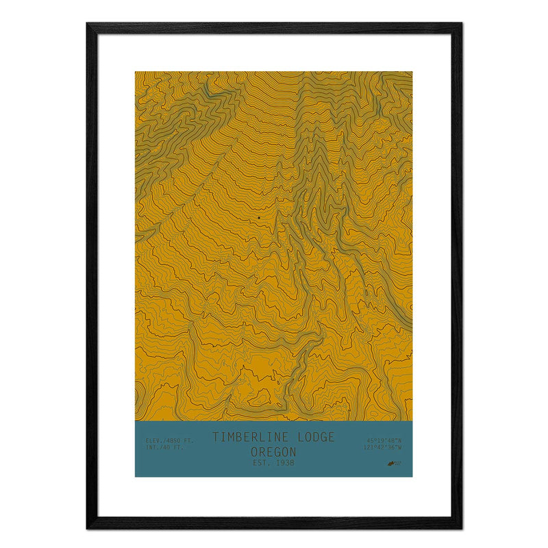 Timberline Lodge, Oregon - Muir Way - TOPO Series