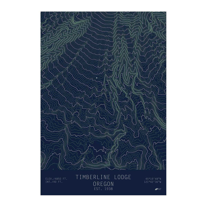 Timberline Lodge, Oregon - Muir Way - TOPO Series