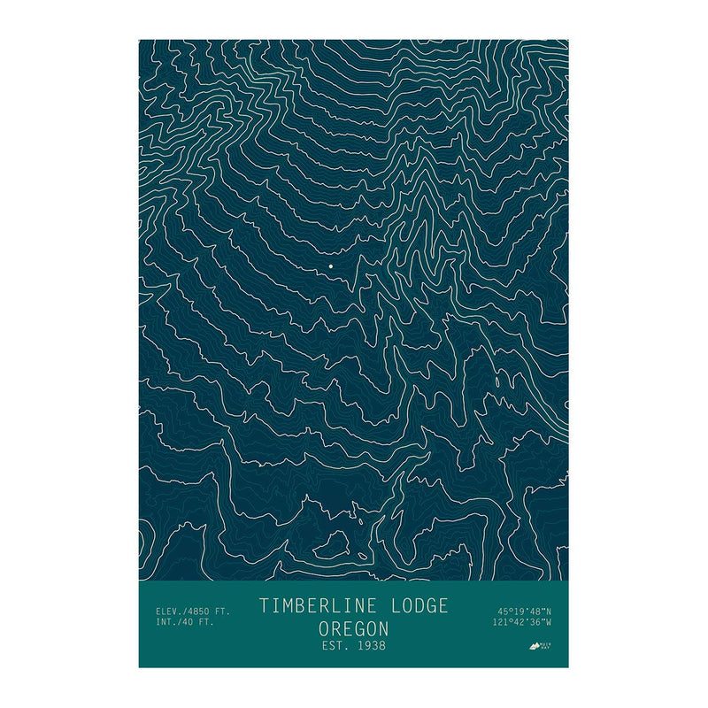 Timberline Lodge, Oregon - Muir Way - TOPO Series