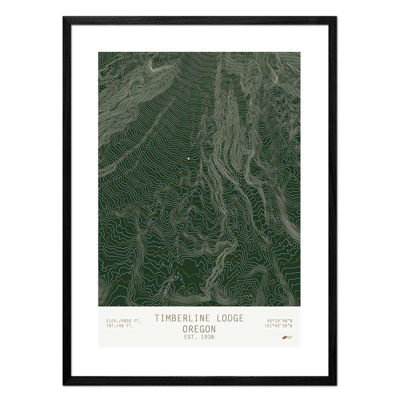 Timberline Lodge, Oregon - Muir Way - TOPO Series
