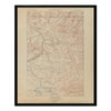 Yellowstone Topographic Map of Canyon Section 1904 Map