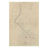Yellowstone Topographic Map of Central Upper Geyser Basin 1904 Map
