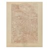 Yellowstone Topographic Map of Crandall 1904 Map