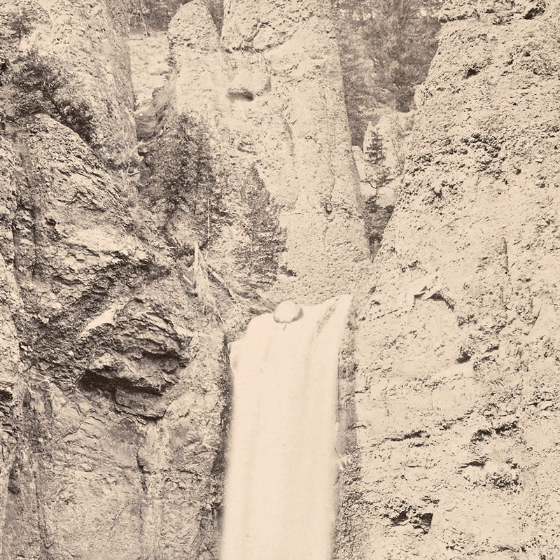 Tower Falls, Yellowstone 1873 - Muir Way - Photograph