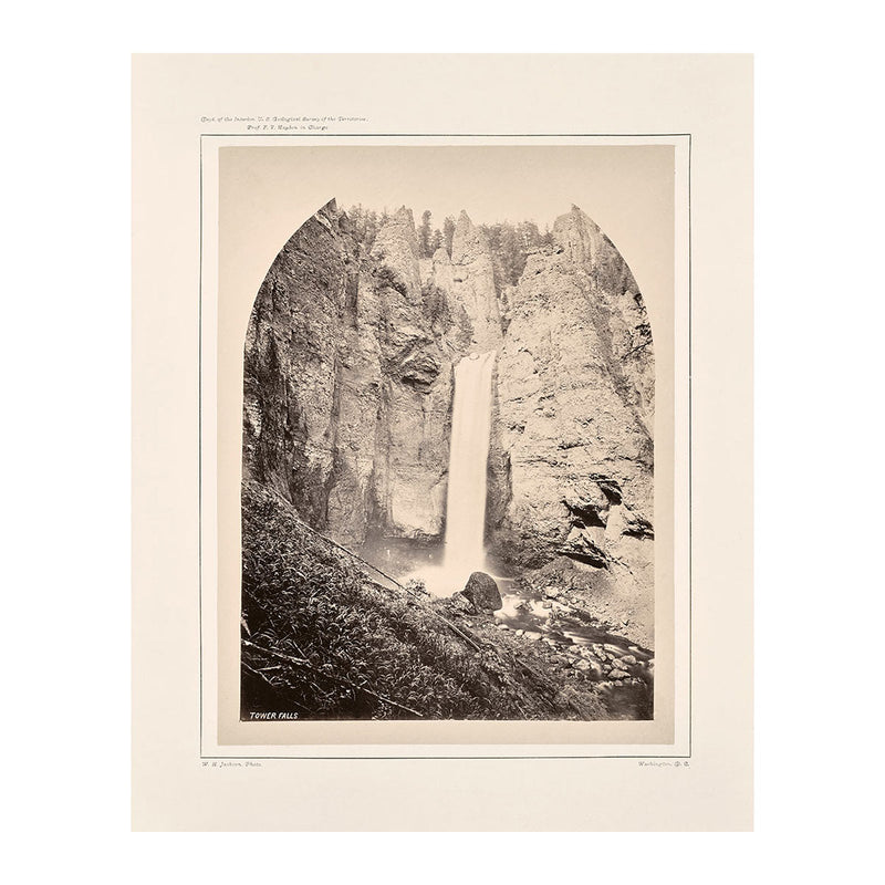 Tower Falls, Yellowstone 1873 - Muir Way - Photograph