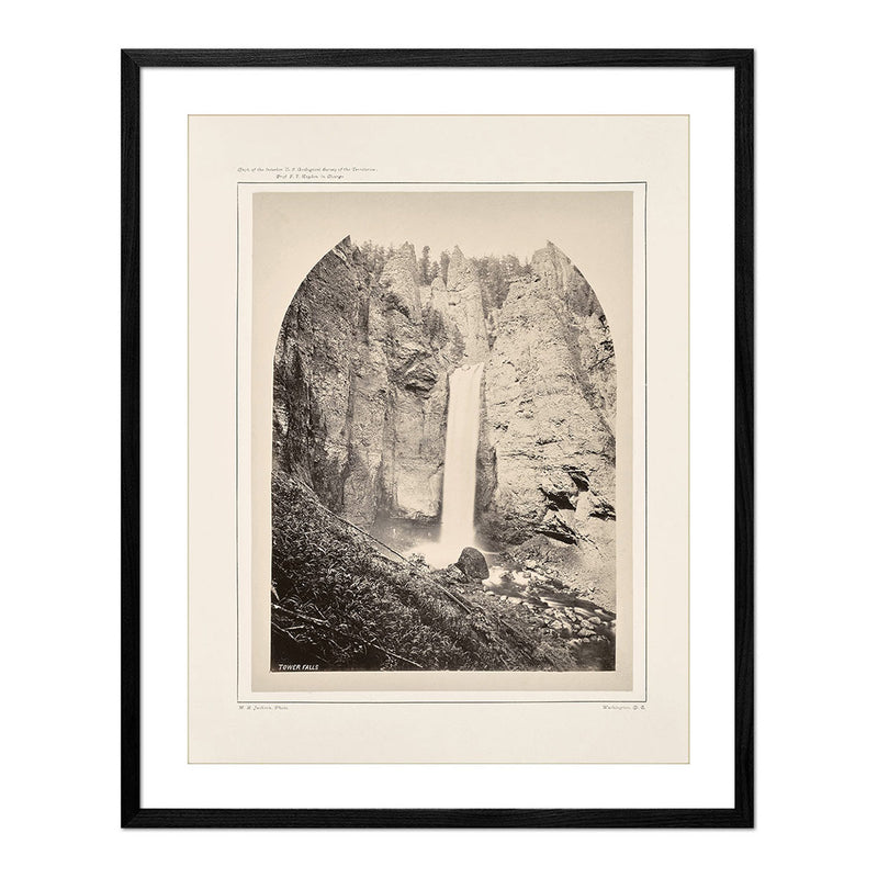 Tower Falls, Yellowstone 1873 - Muir Way - Photograph