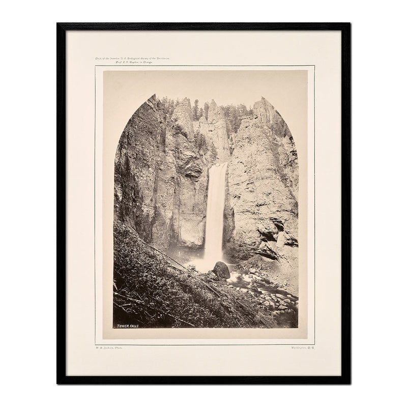 Tower Falls, Yellowstone 1873 - Muir Way - Photograph