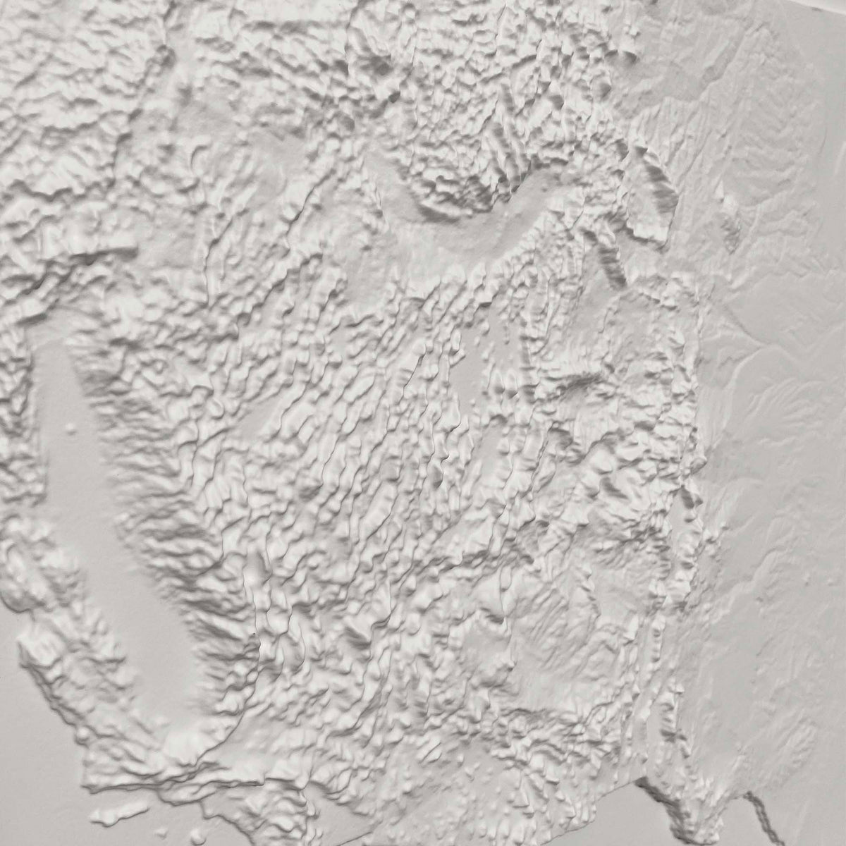 USA 3D Raised Relief Map - Muir Way