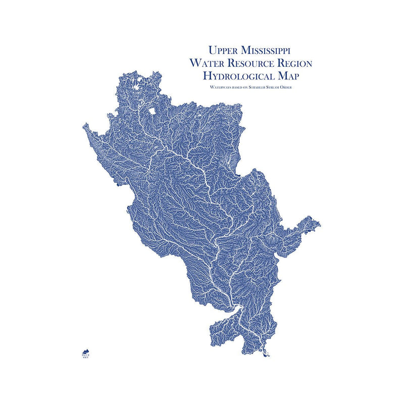Upper Mississippi Regional Hydrological Map - Muir Way - Hydrology