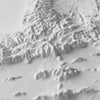 Utah 3D Raised Relief Map