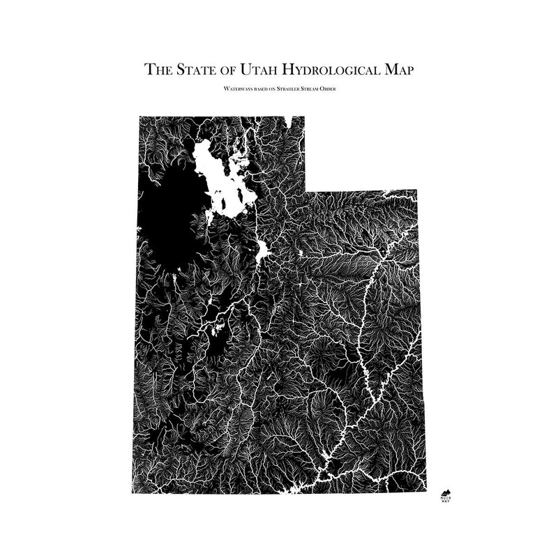 Utah Hydrological Map - Muir Way - Hydrology