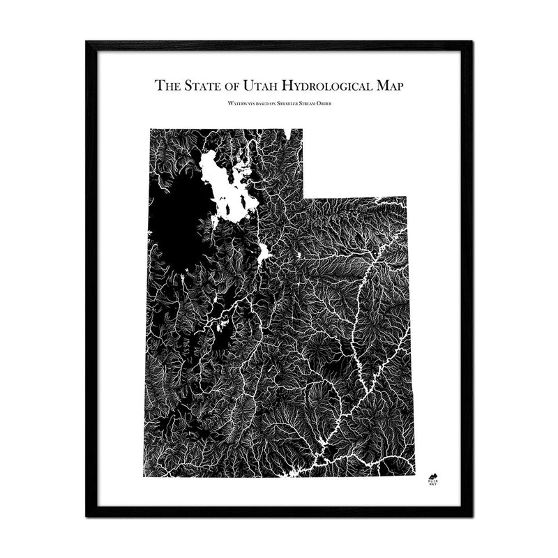 Utah Hydrological Map - Muir Way - Hydrology
