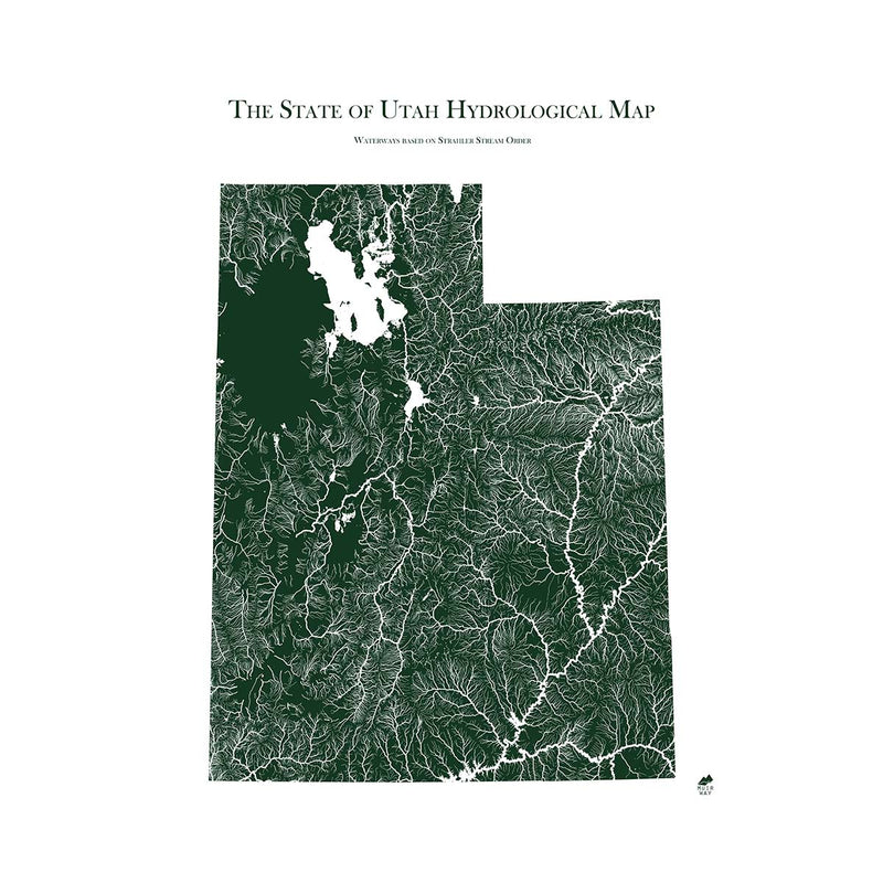 Utah Hydrological Map - Muir Way - Hydrology