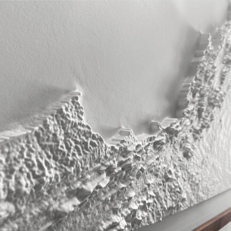 Virginia 3D Raised Relief Map - Muir Way - 3D