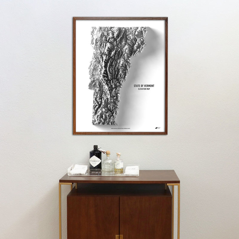 Vermont Elevation Map - Muir Way - Elevation