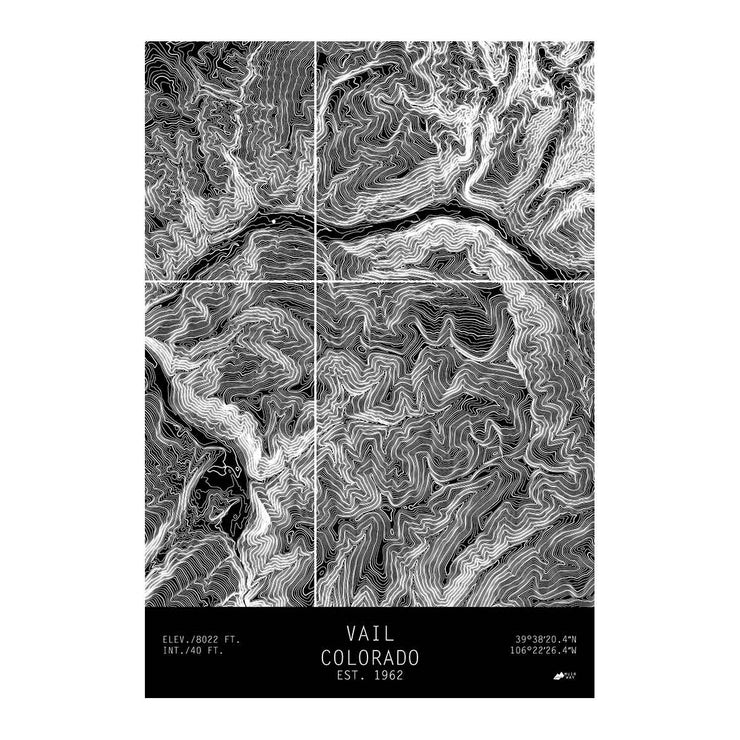 Vail, Colorado-TOPO Series Map – Muir Way