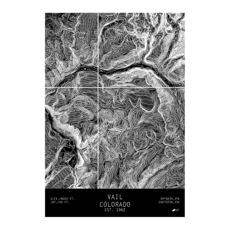 Vail, Colorado - Muir Way - TOPO Series