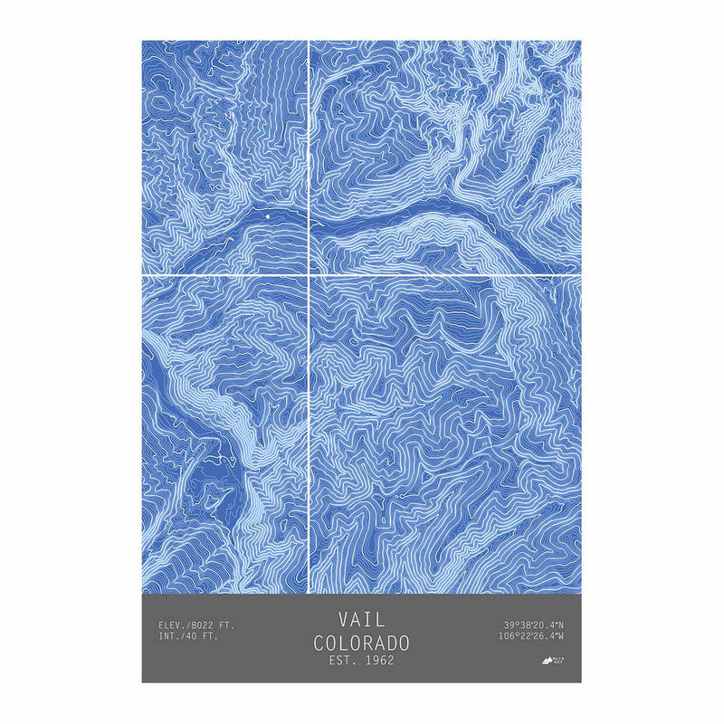 Vail, Colorado - Muir Way - TOPO Series