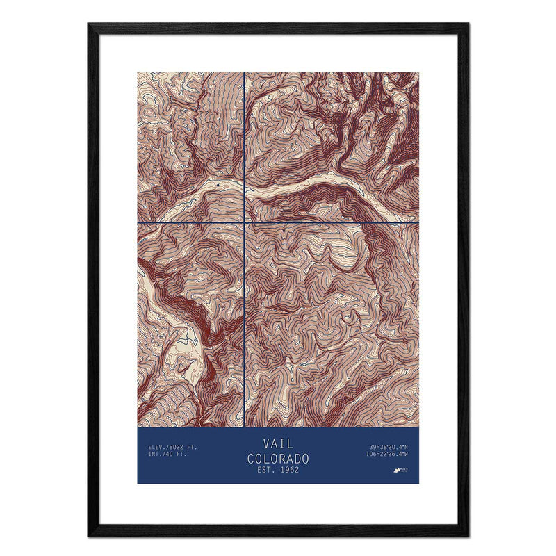 Vail, Colorado - Muir Way - TOPO Series