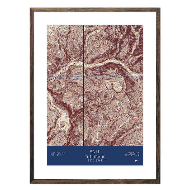 Vail, Colorado - Muir Way - TOPO Series