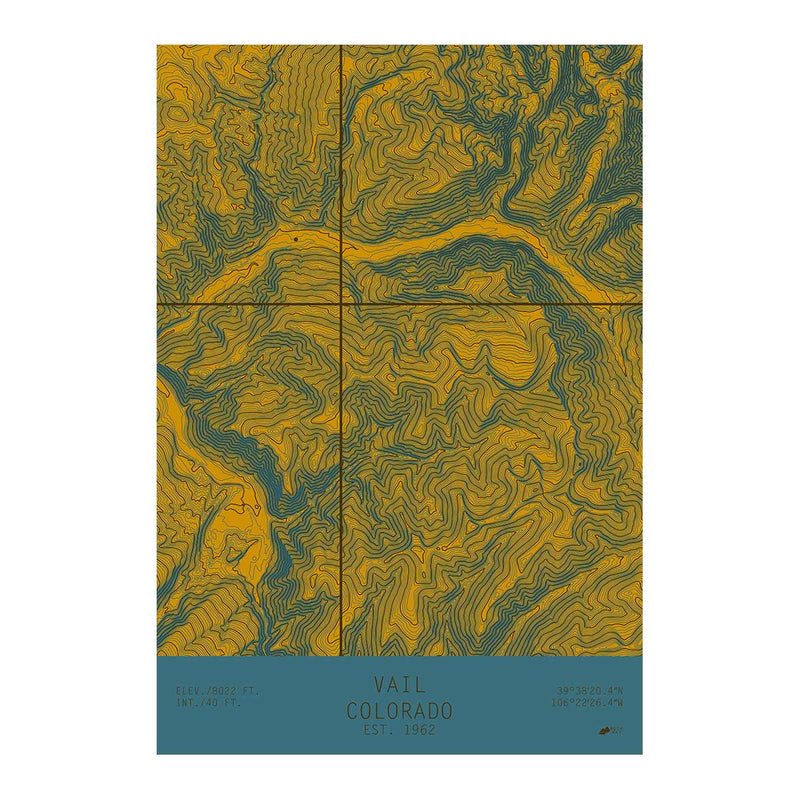 Vail, Colorado - Muir Way - TOPO Series