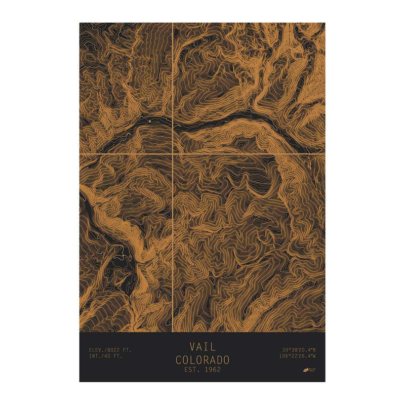 Vail, Colorado - Muir Way - TOPO Series