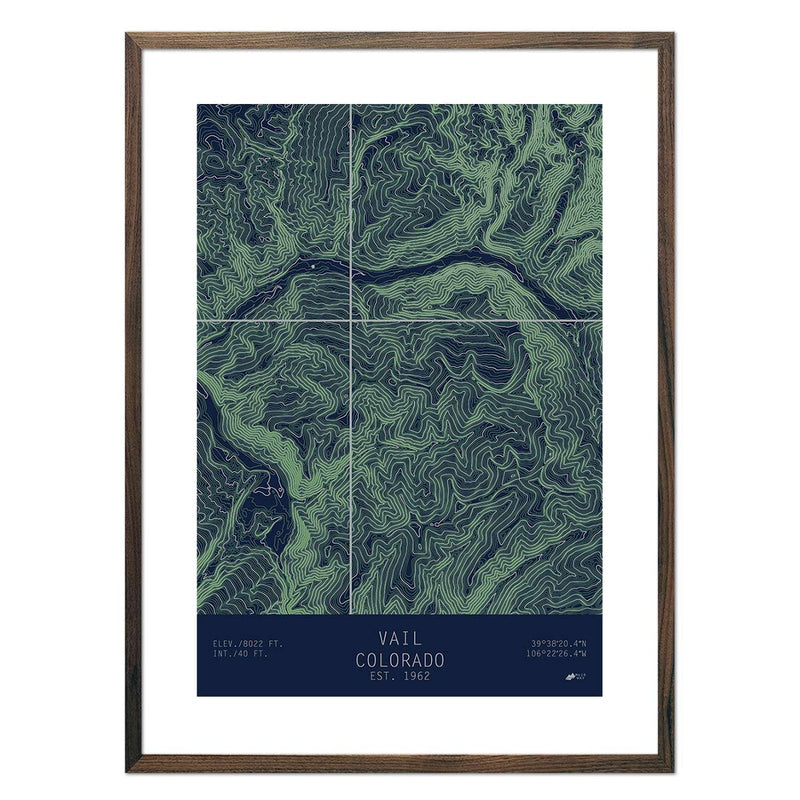 Vail, Colorado - Muir Way - TOPO Series