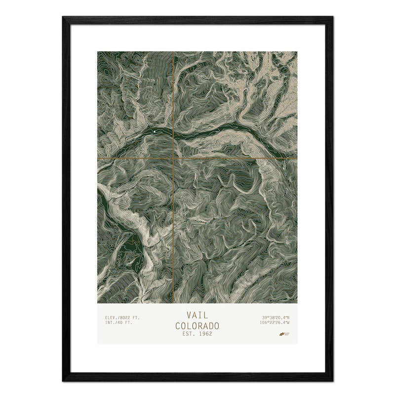 Vail, Colorado - Muir Way - TOPO Series
