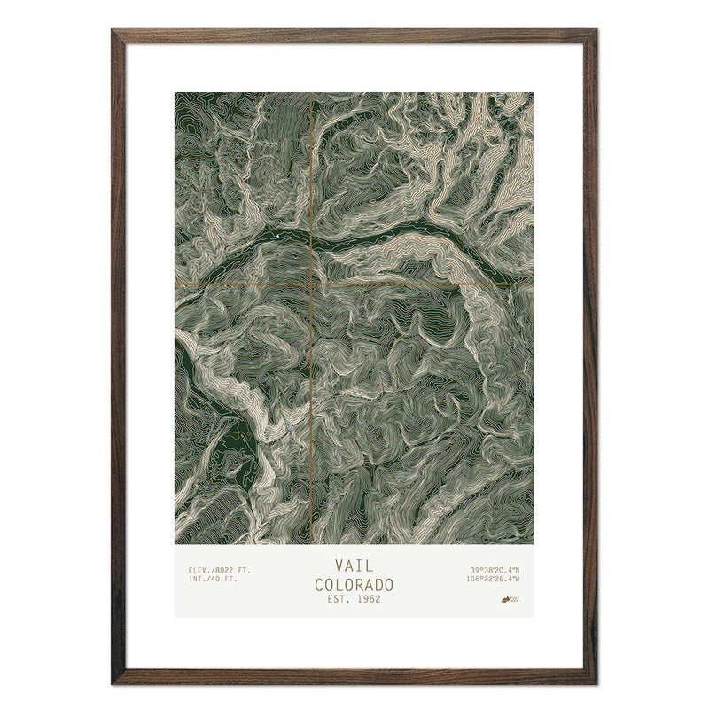 Vail, Colorado - Muir Way - TOPO Series