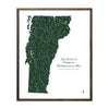 Vermont Rivers Map